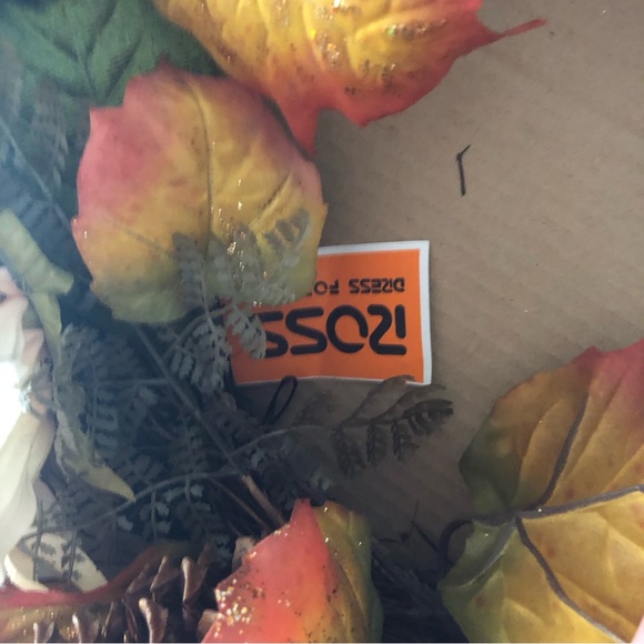 NWT Faux Autumn Wreath for Front Door Harvest Wreath Fall Decor - Picture 8 of 14